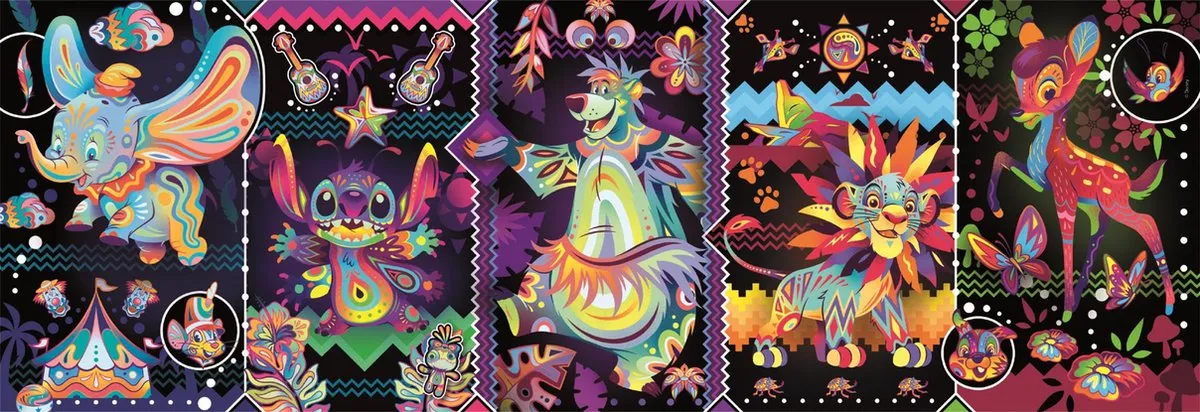 Clementoni Panorama Joys Compact Puzzel 1000 Stuks - Multicolor - afbeelding 4 van 6