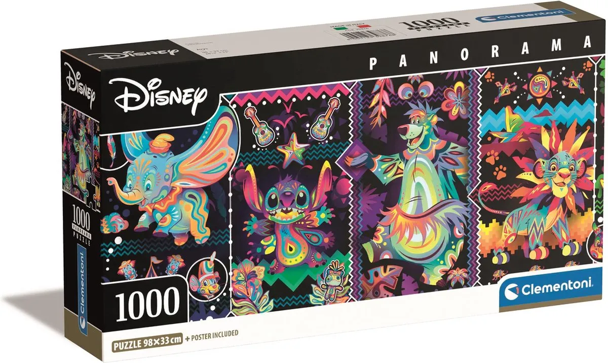 Clementoni Panorama Joys Compact Puzzel 1000 Stuks