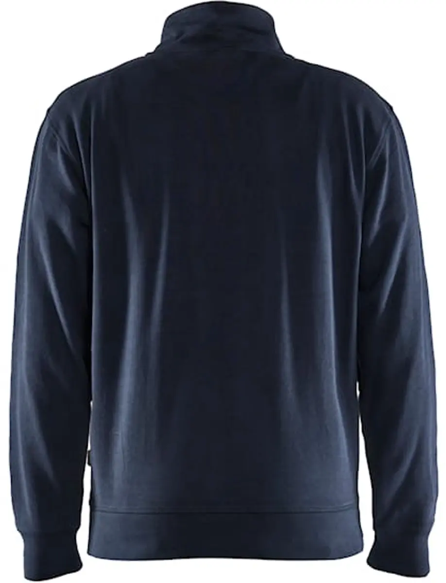 Blåkläder 3353-1158 Sweatshirt - Donker marineblauw/High Vis Geel XXL