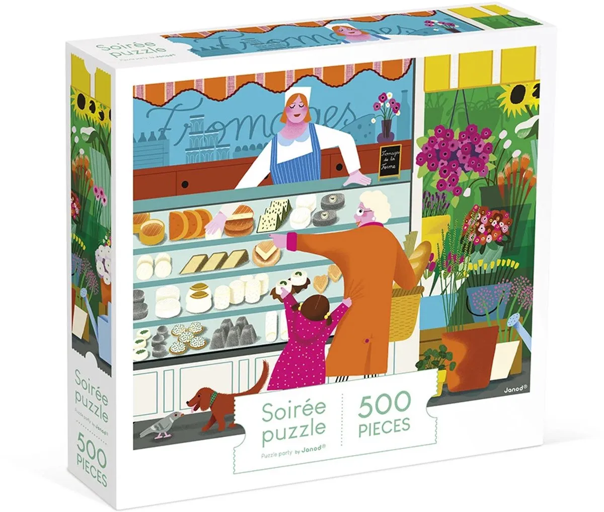 Janod Kidult Op De Markt Puzzel 500 Stuks