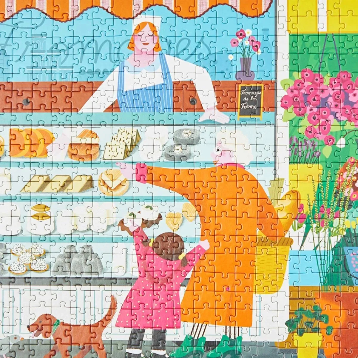 Janod Kidult Op De Markt Puzzel 500 Stuks - vanaf 8 jaar
