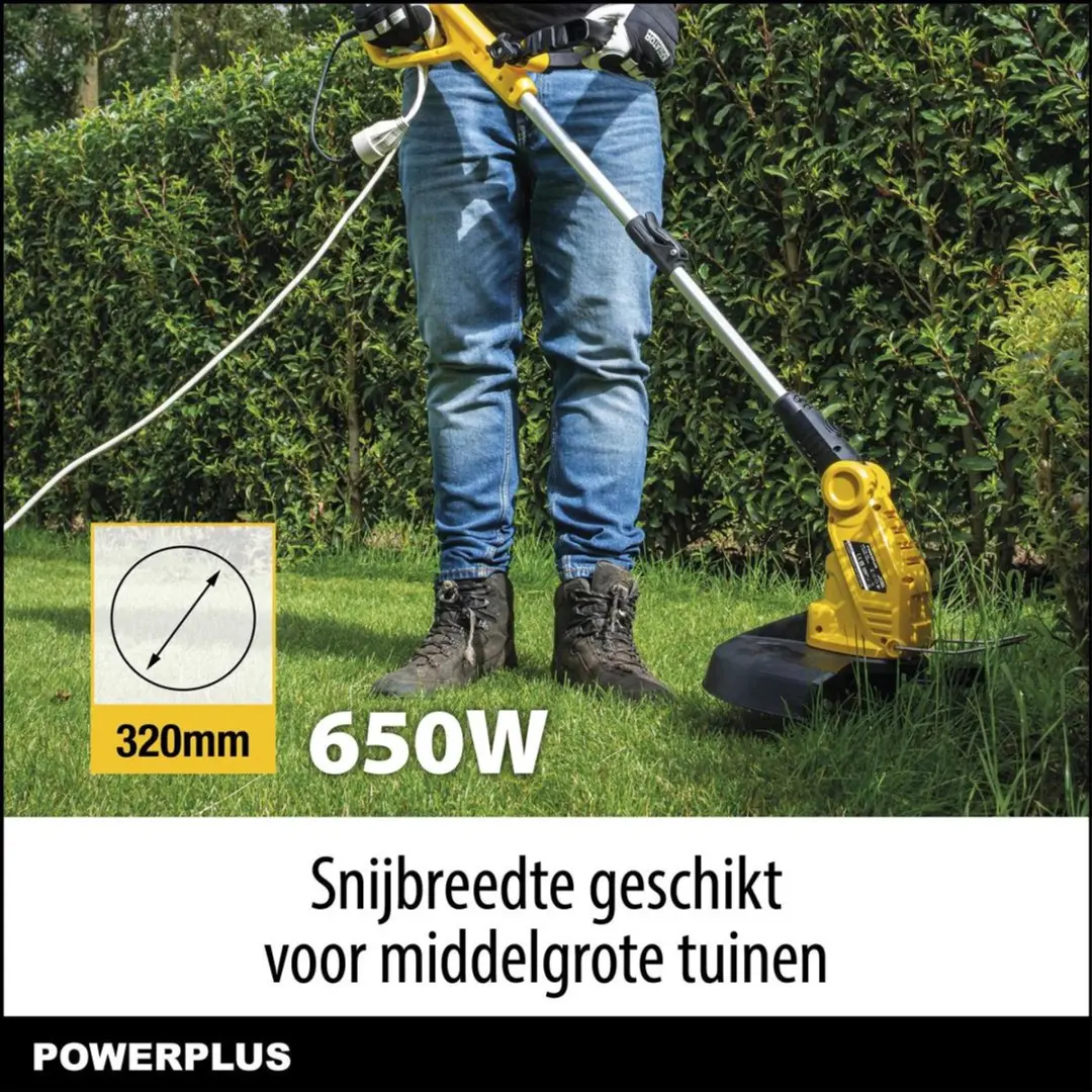 Powerplus POWXG30036 Elektrische Grastrimmer 650W - 320mm