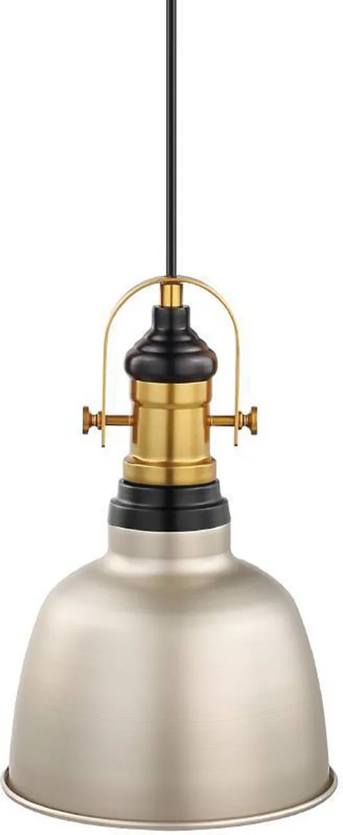 Eglo Vintage Gilwell Hanglamp 1 Licht - 19cm - Champagne/Brons/Zwart