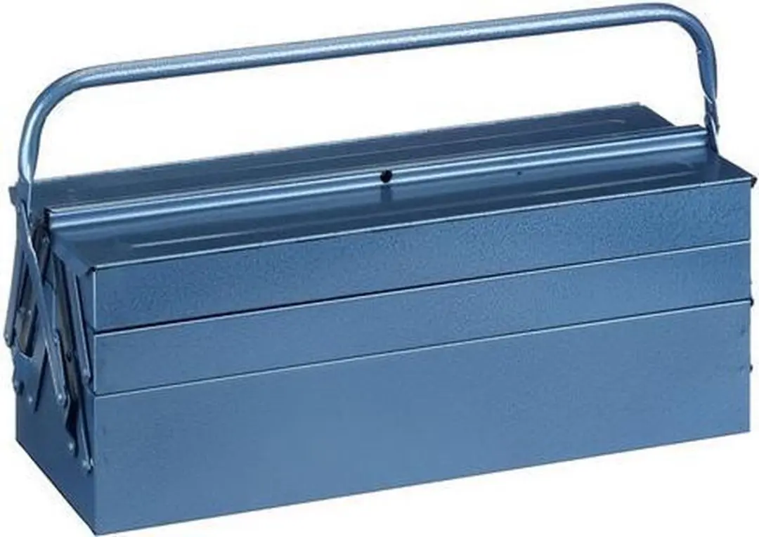 Erro Gereedschapskist Metaal 5-delig 16E06 - 21x21x43cm - Blauw