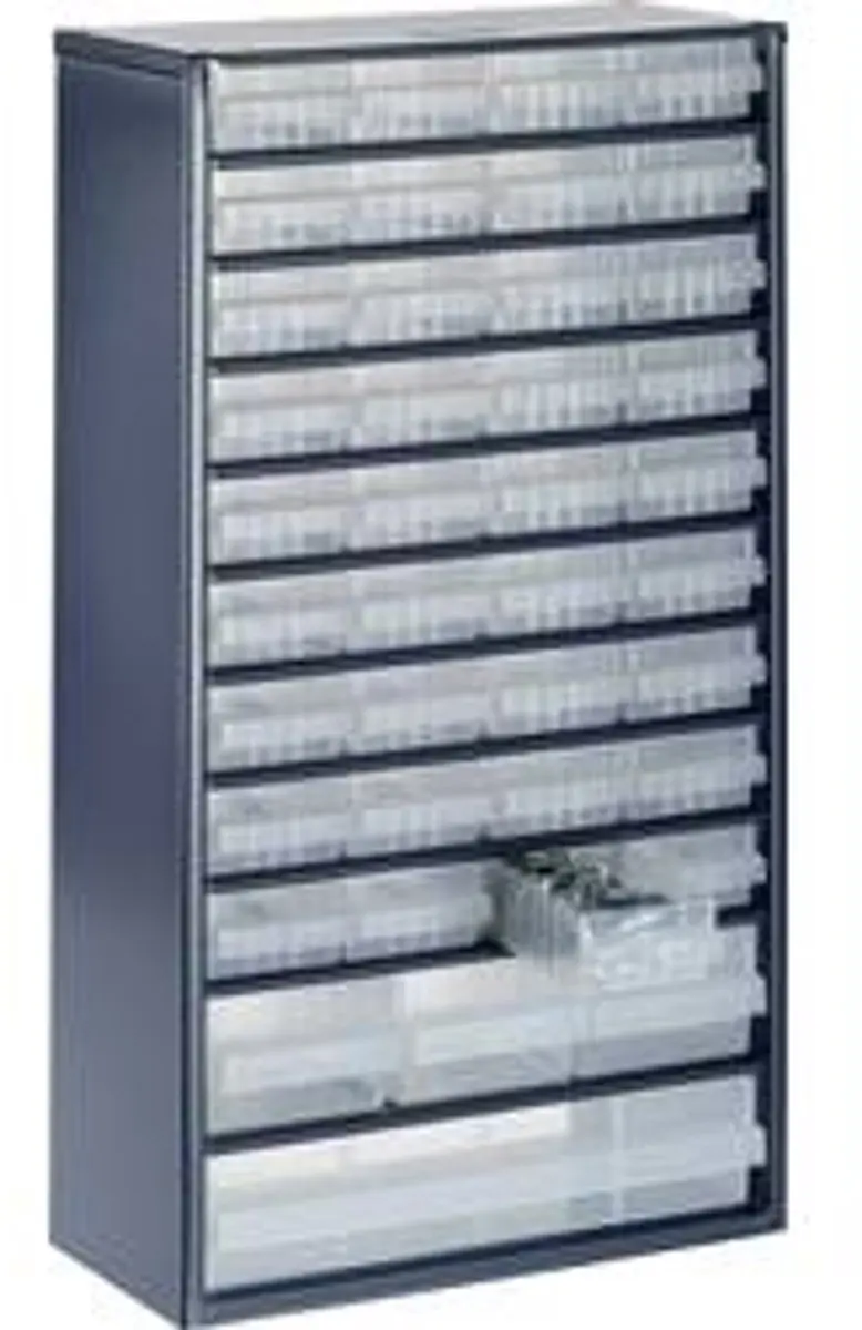 Raaco Ladenkast 1240-123 - 28 Lades - 40 Stuks - Blauw