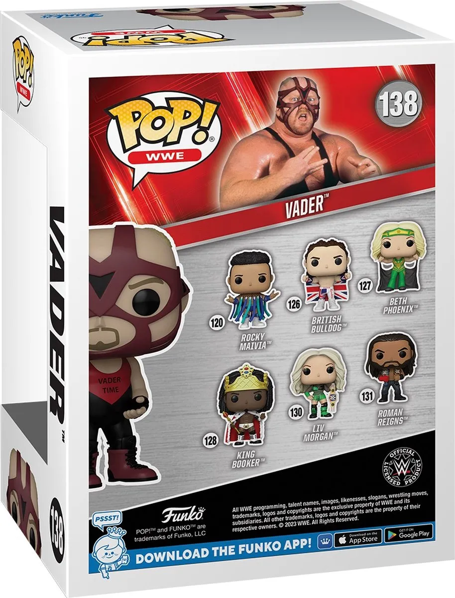 Funko WWE POP! Vader Verzamelfiguur 72283 - 9 cm