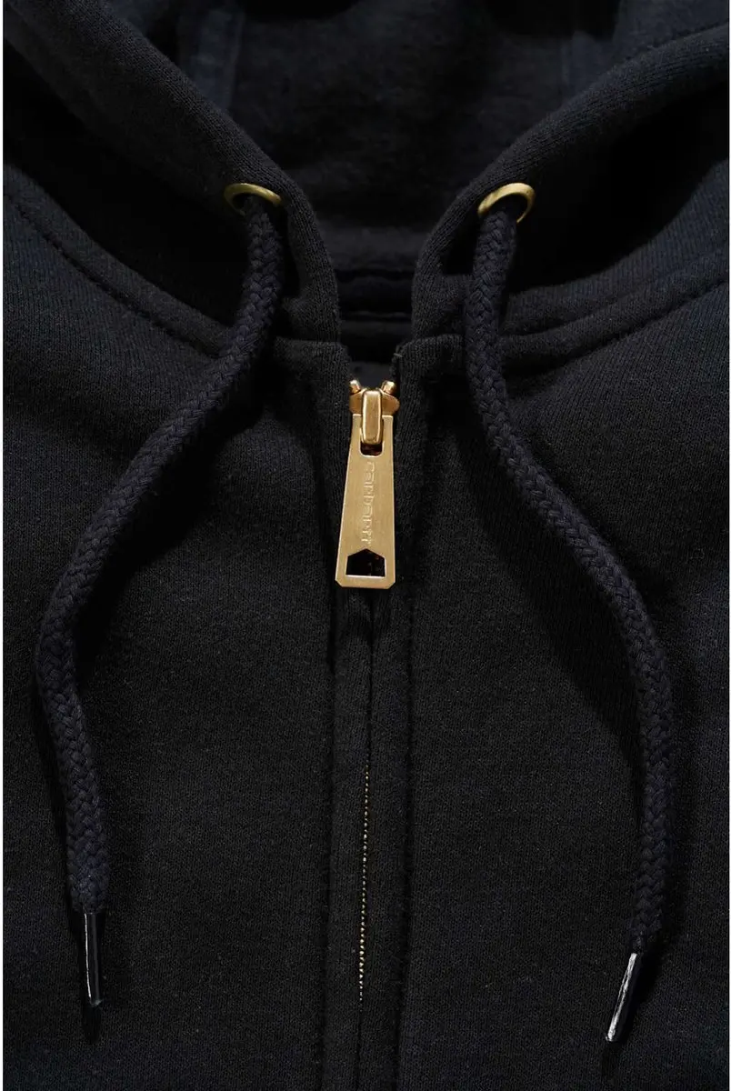 Carhartt K122 Midweight Zip-Front Hooded Sweatshirt - M - Zwart