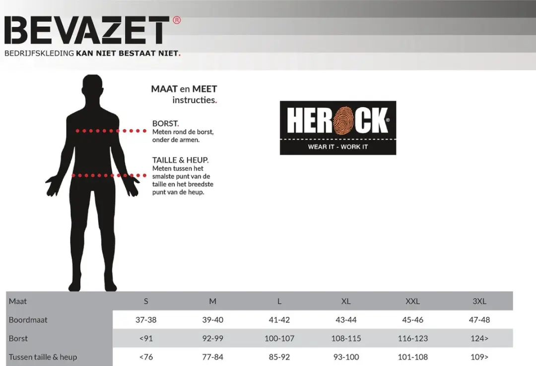 Herock Nemon Werkoverhemd - Grijs - XL