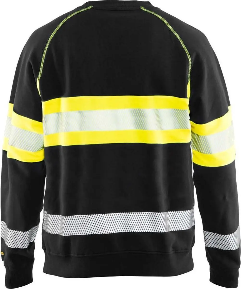 Blåkläder Sweater High Vis 3359-1158 - M - Zwart/Geel