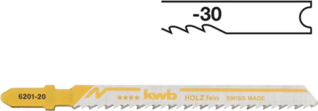 KWB Decoupeerzaagblad Hout Star Middel 620230