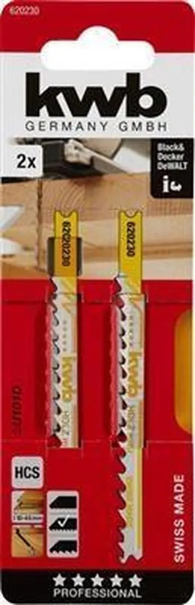 KWB Decoupeerzaagblad Hout Star Middel 620230
