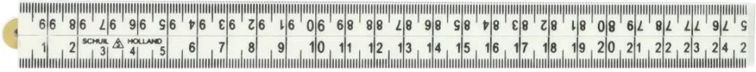 Schuil Duimstok 8624 1m - Wit