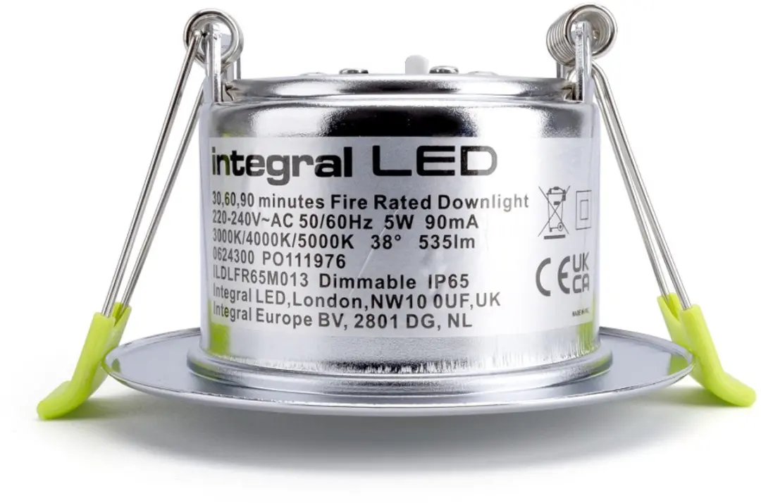Integral LED Inbouwspot 5W 600lm 38° - Chroom