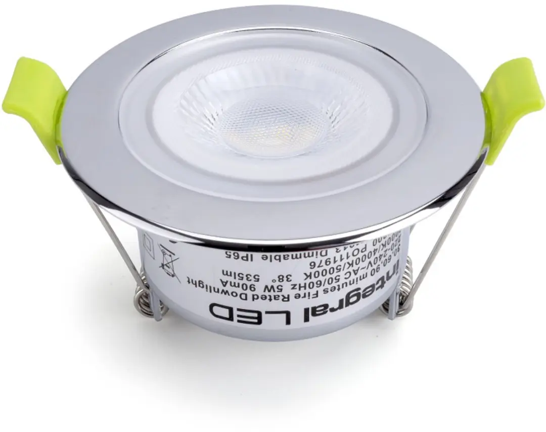 Integral LED Inbouwspot 5W 600lm 38° - Chroom