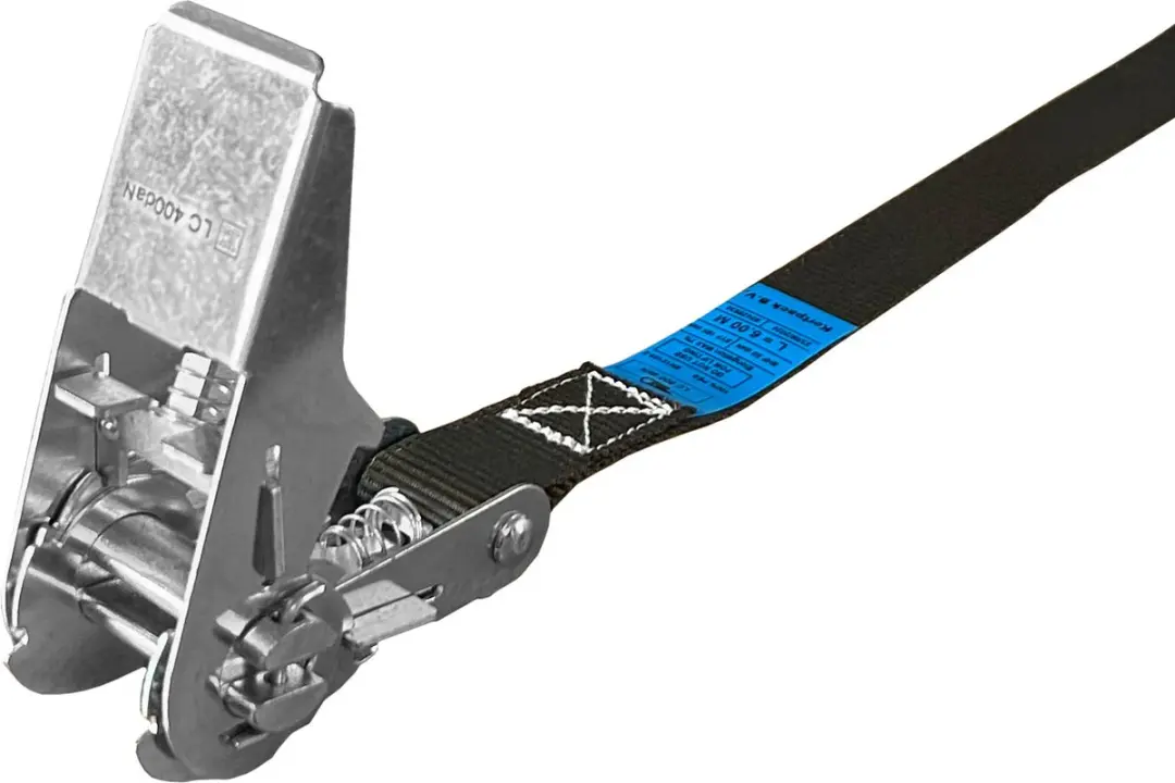 Kortpack Spanband 6m 25mm - 800kg - Zwart