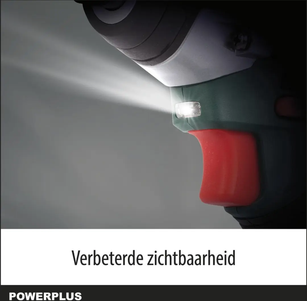 Powerplus POWPB10600 Slagmoersleutel 20V - 3100 Slagen/min - afbeelding 6 van 6