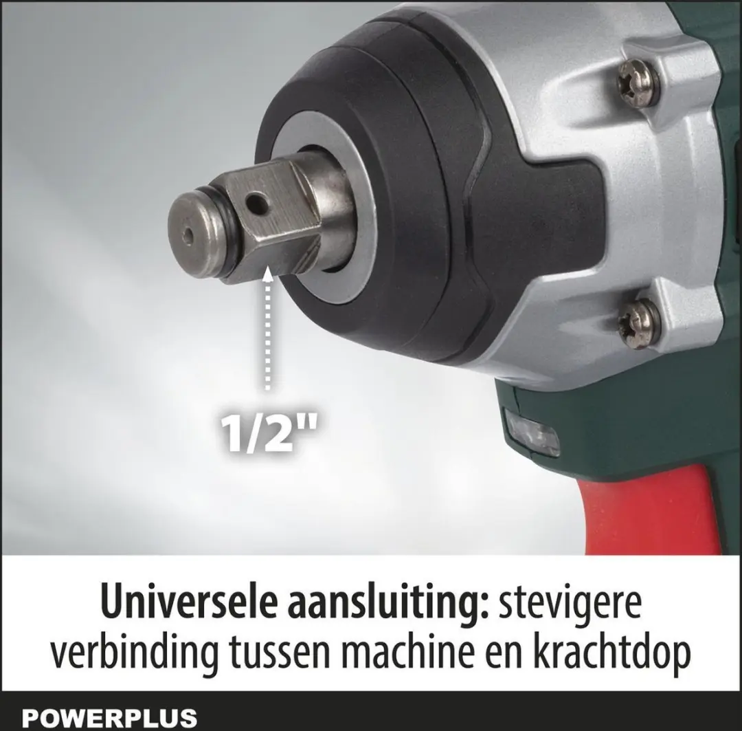 Powerplus POWPB10600 Slagmoersleutel 20V - 3100 Slagen/min