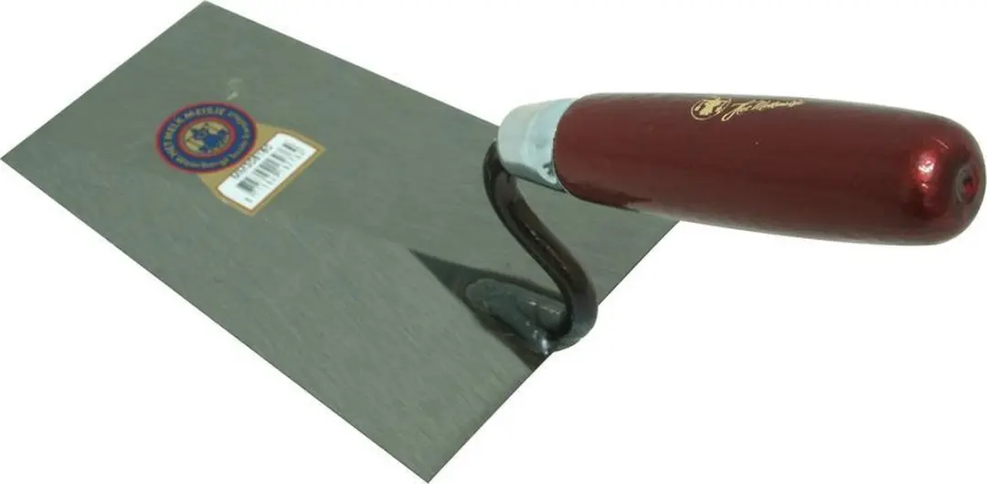 Het Melkmeisje Stukadoorstroffel S-hals - Rechts 180mm - Rood/Zilver