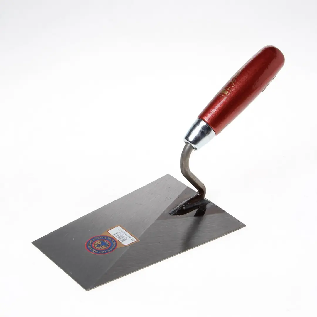 Het Melkmeisje Stukadoorstroffel S-hals - Rechts 180mm - Rood/Zilver