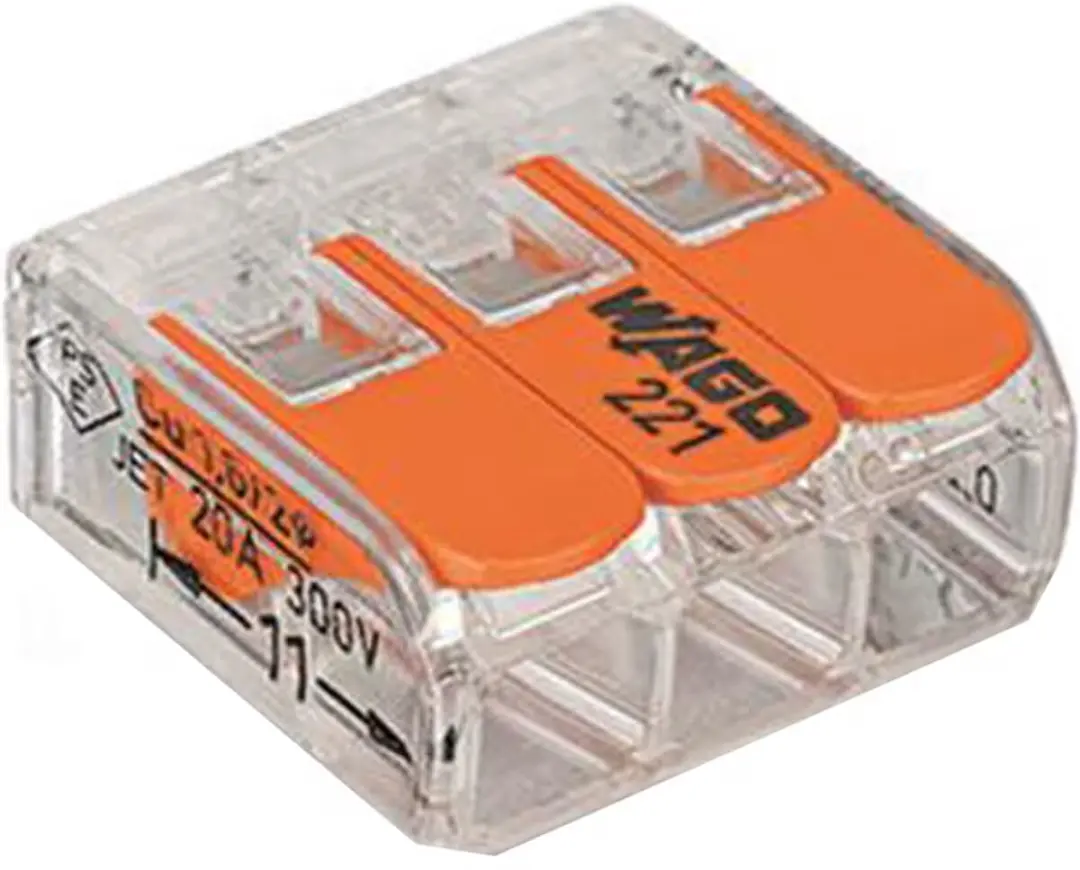 Wago Lasklem 3-voudig 0,2-4,0mm²