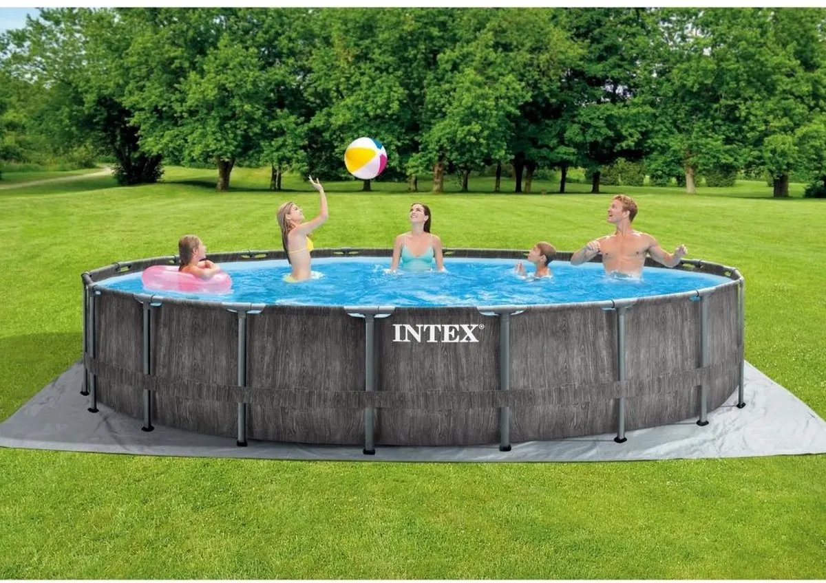 Intex Prism Frame 26744GN Opzetzwembad 549x122cm - Grijs