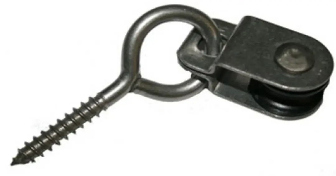 Dulimex Katrol 15mm RVS & Nylon - 5mm Kabel - Ø100mm As