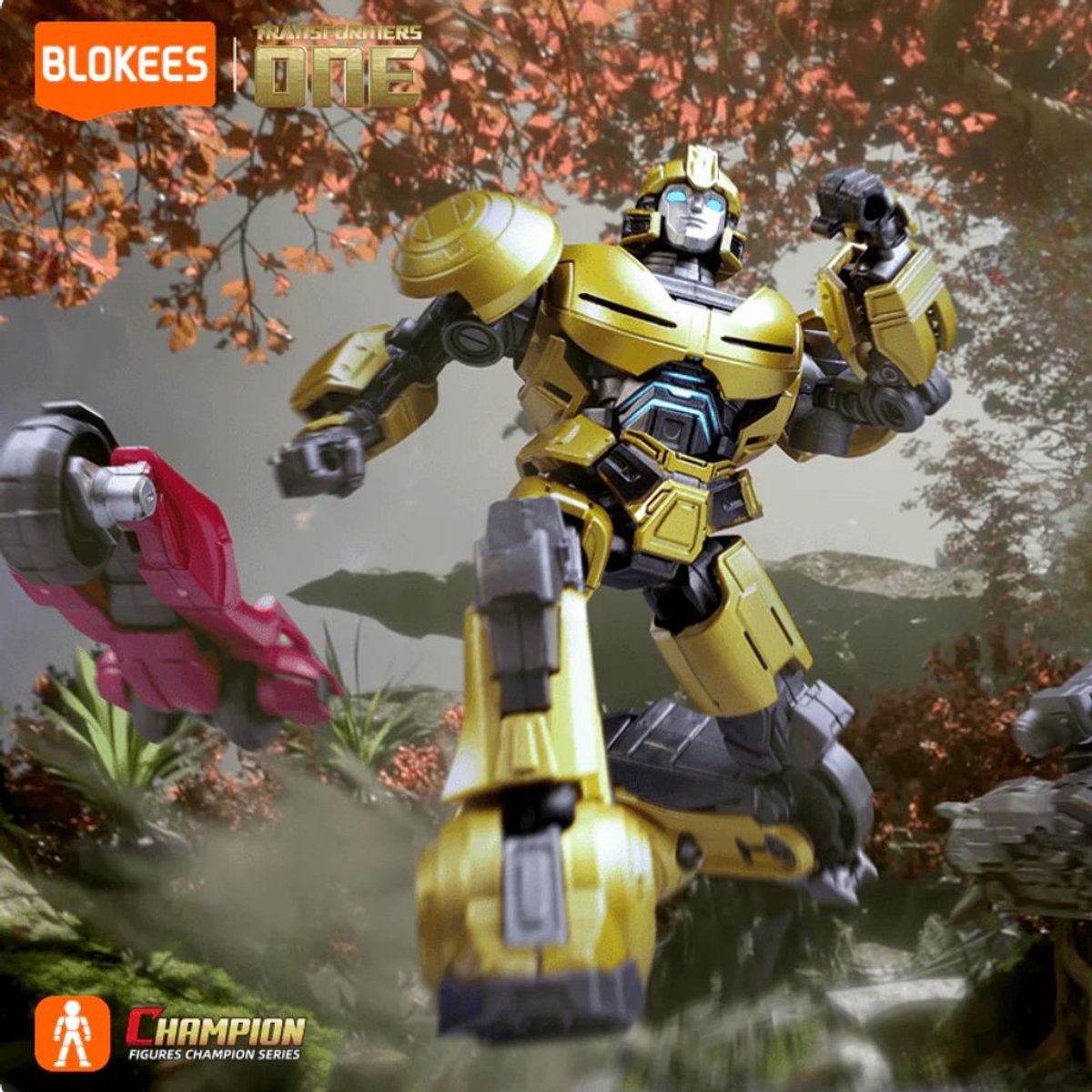 Blokees - Transformers One Bumblebee B-127 | Auto Bots Wars Action Figure Edition | Robot technic modelbouw | model kit | Speelgoed legacy star bouwpakket | Bekend van manga & anime