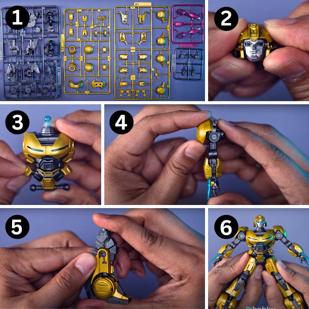 Blokees - Transformers One Bumblebee B-127 | Auto Bots Wars Action Figure Edition | Robot technic modelbouw | model kit | Speelgoed legacy star bouwpakket | Bekend van manga & anime