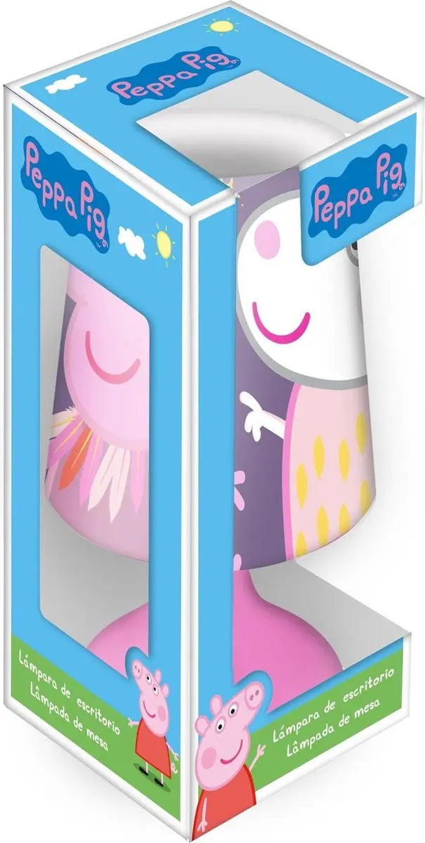 Peppa Pig Tafellamp - 18 cm - Roze