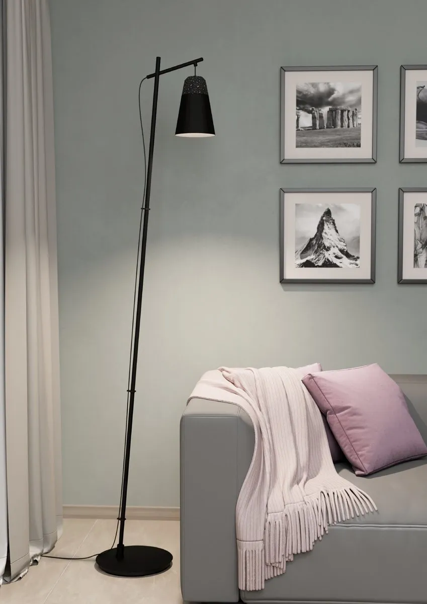 Eglo Canterras Vloerlamp 178,5cm - Zwart/Grijs/Wit - afbeelding 6 van 6