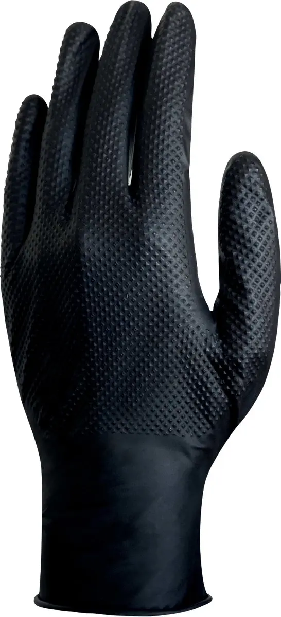 Delta Plus Nitril Wegwerphandschoenen 50 Stuks - Zwart