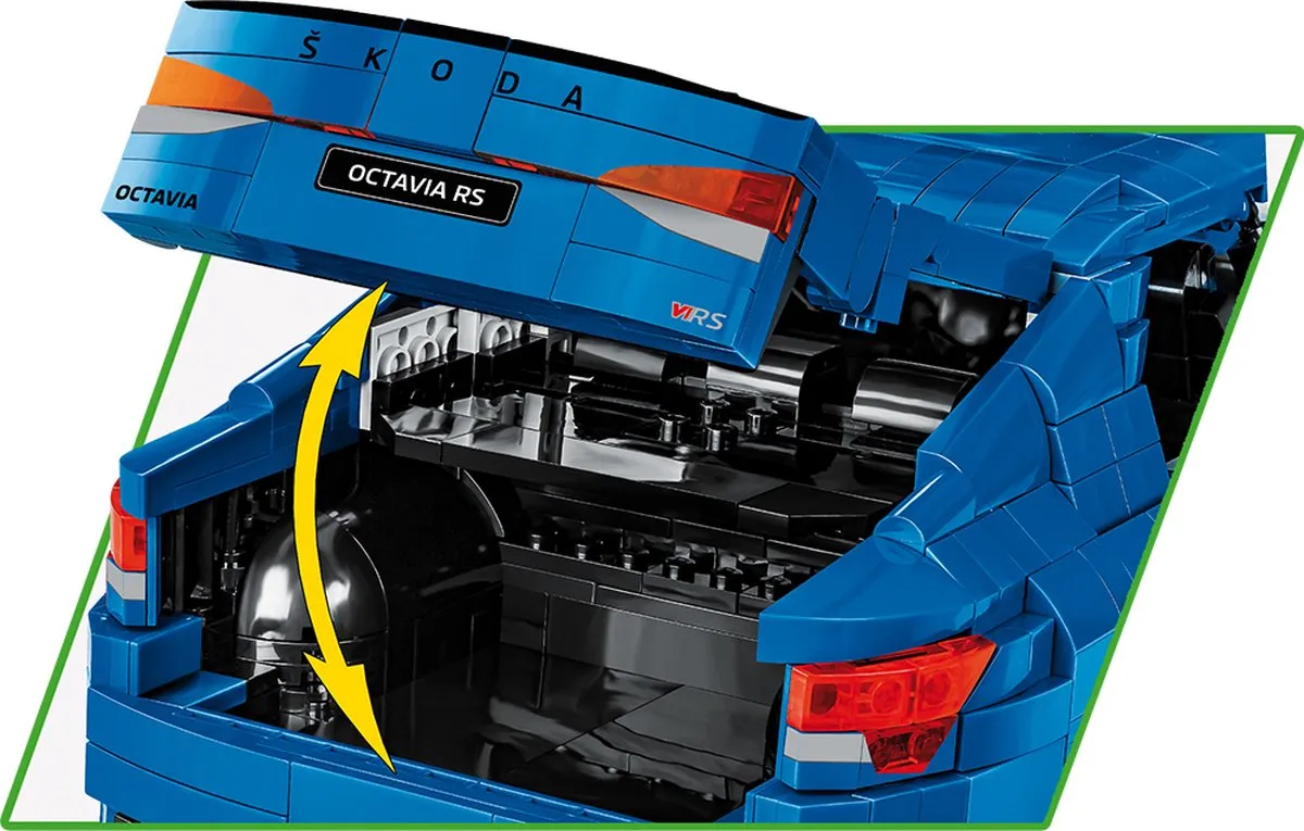 Cobi Škoda Octavia RS Constructiespeelgoed 2622 Stuks - Blauw