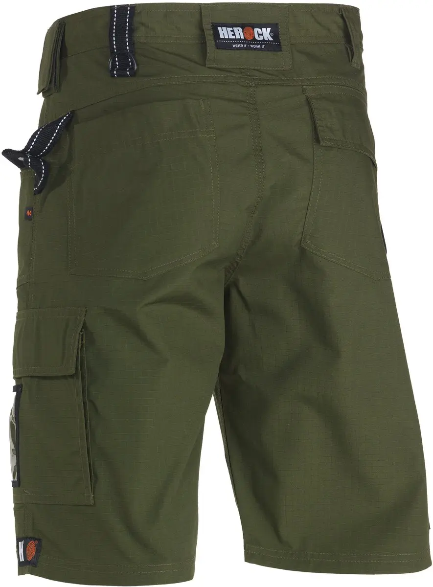 Herock Batua Korte Werkbroek 1701 - 46 - Beige/Zwart - afbeelding 6 van 6