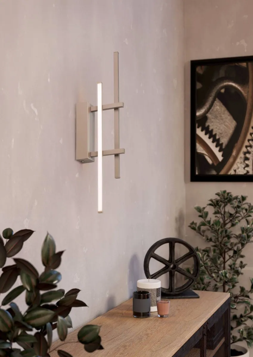 Eglo Trepiliano Wandlamp LED 45.5cm - Zand/Wit