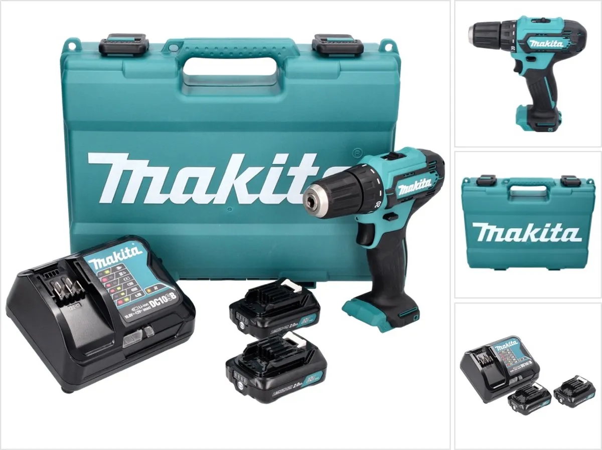 Makita DF333DSAE Accuboor-/schroefmachine 10,8V - 2x 2,0Ah - 20 standen