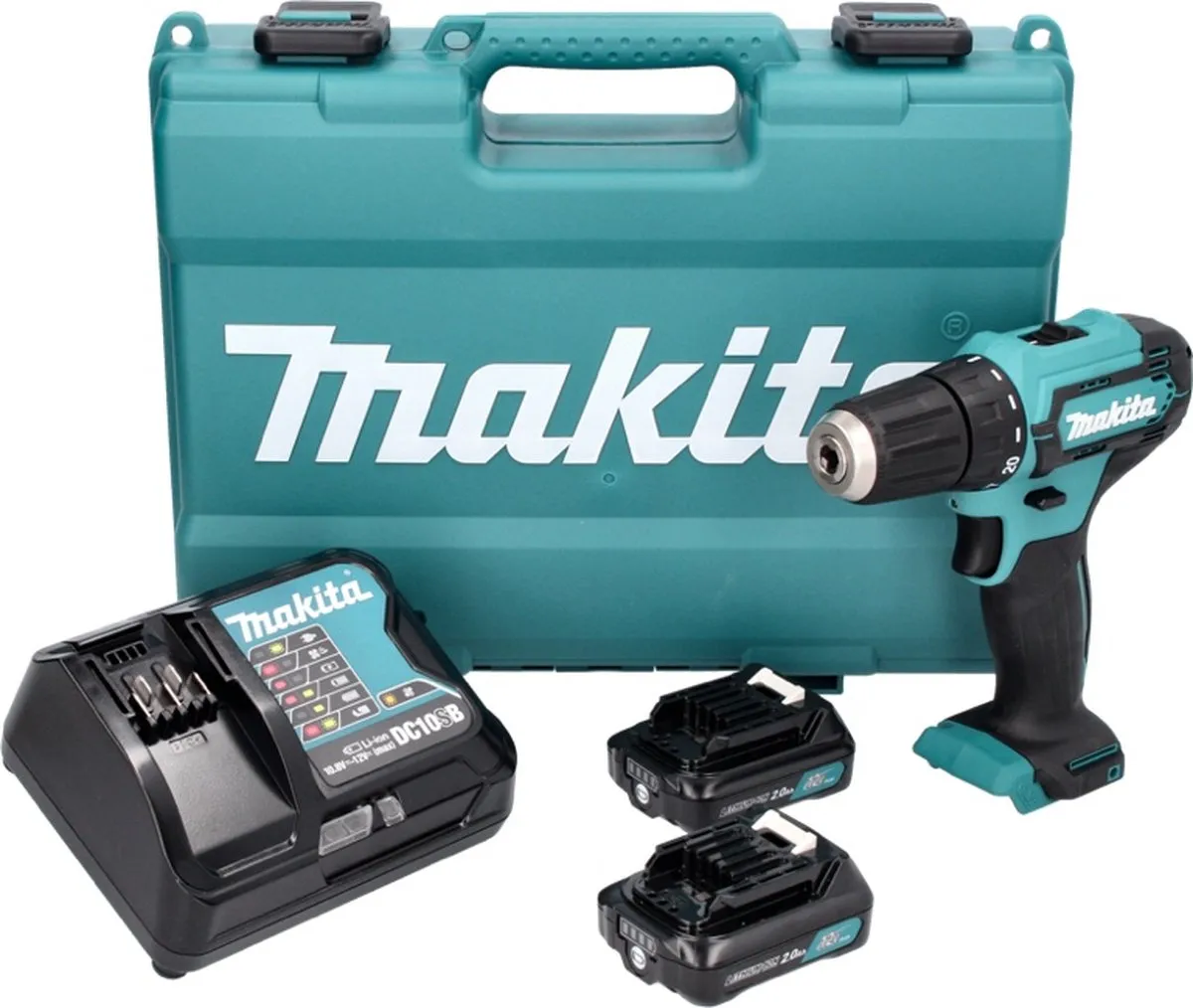 Makita DF333DSAE Accuboor-/schroefmachine 10,8V - 2x 2,0Ah - 20 standen - afbeelding 6 van 6