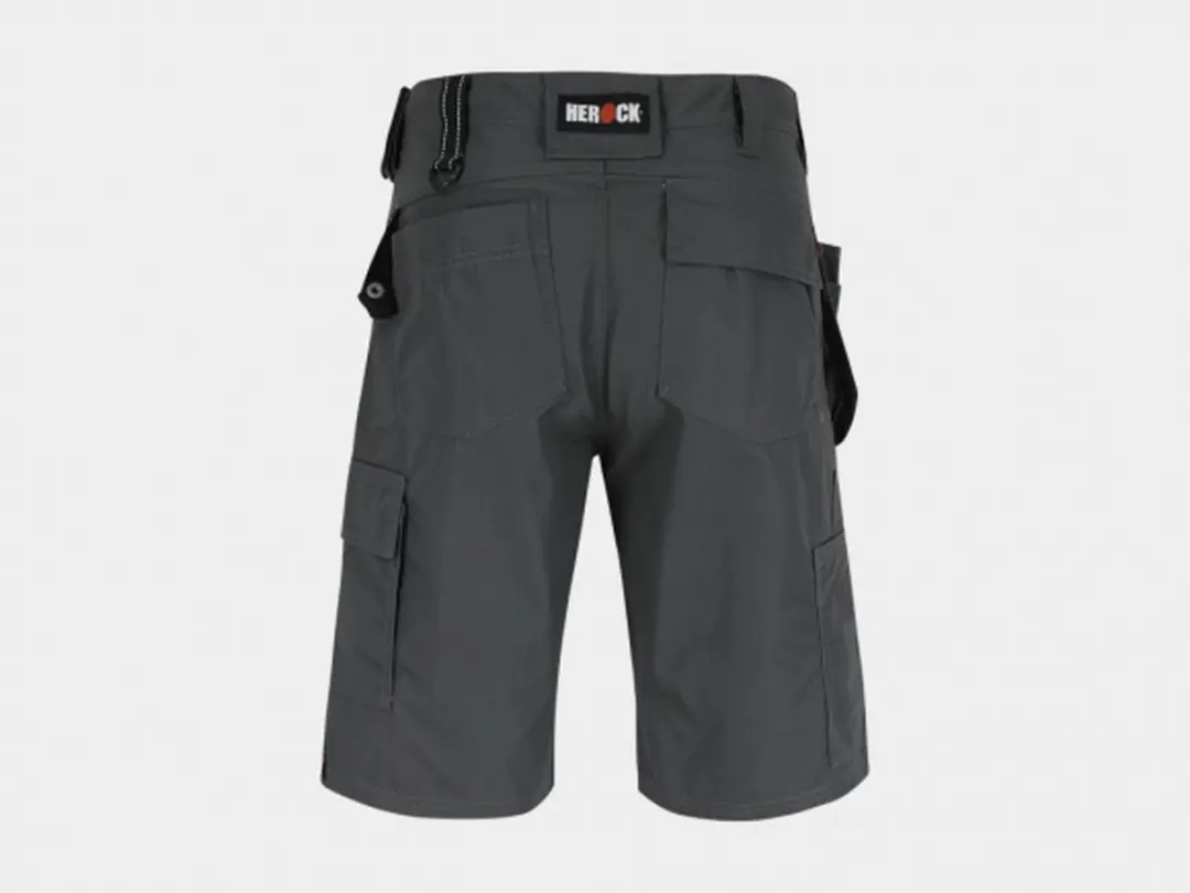 Herock Batua Korte Werkbroek 54 - Grijs/Zwart