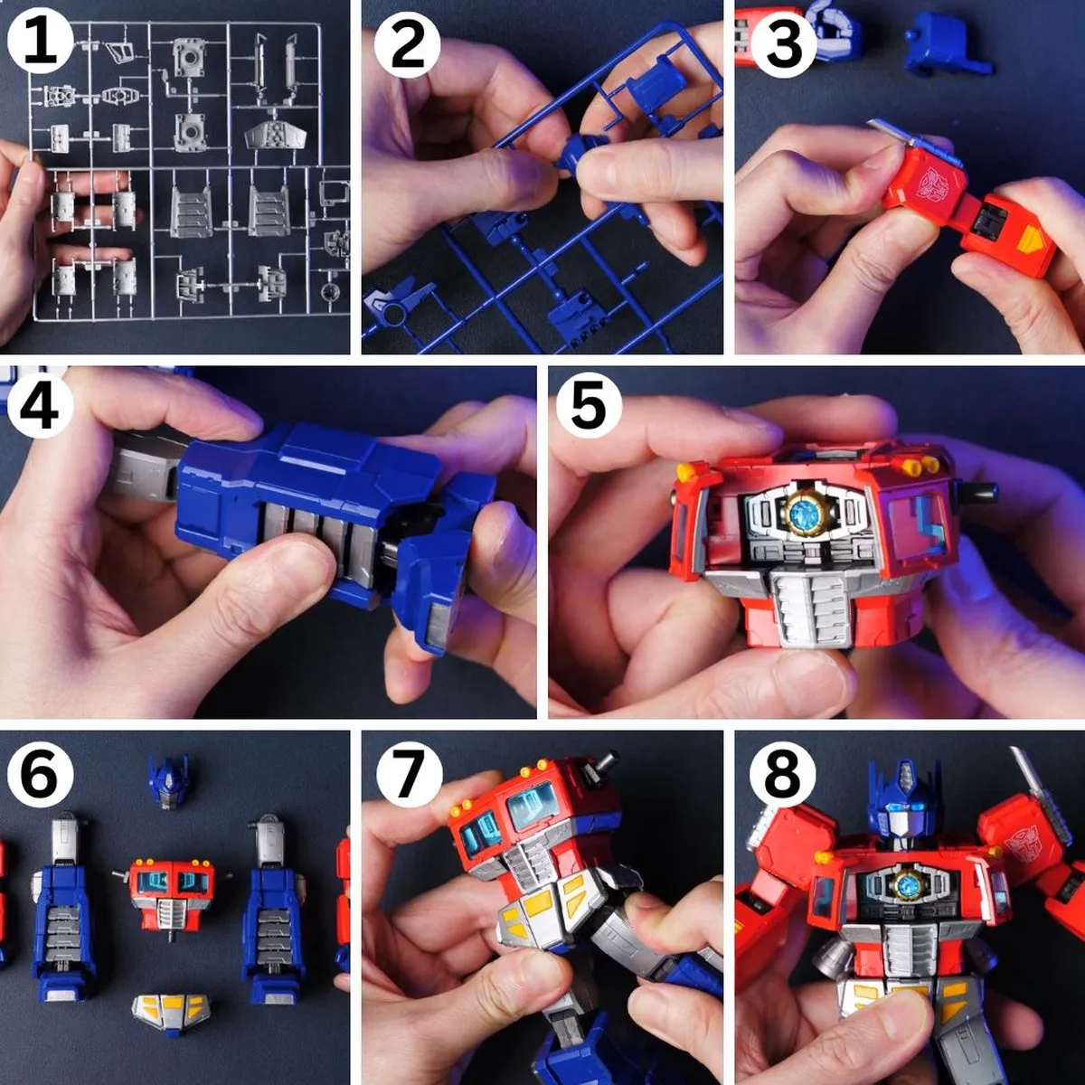 Hasbro Blokees Optimus Prime 18cm Bouwpakket - Robot Speelgoed