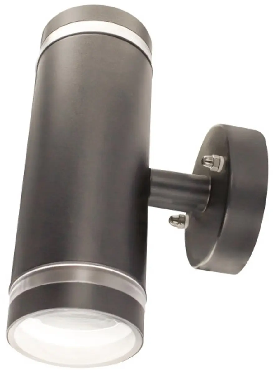 Integral Antraciet Wandlamp IP65 Up&Down 2x GU10