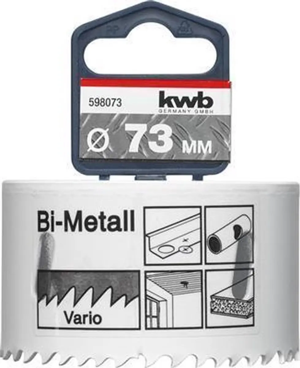 KWB Gatenzaag HSS Bi-metaal Ø73mm
