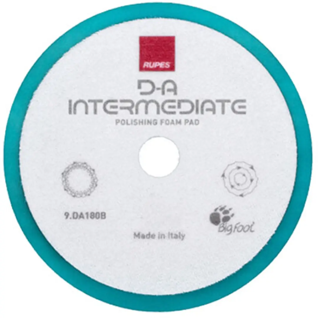 Rupes D-A Intermediate Polijstschijf 150mm - Schuim - Blauw
