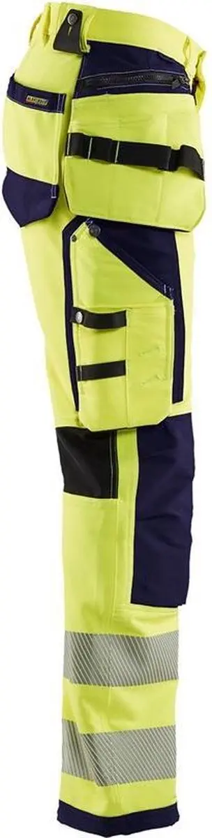 Blåkläder 1997 High Visibility Werkbroek - Maat 100 - Geel/Blauw
