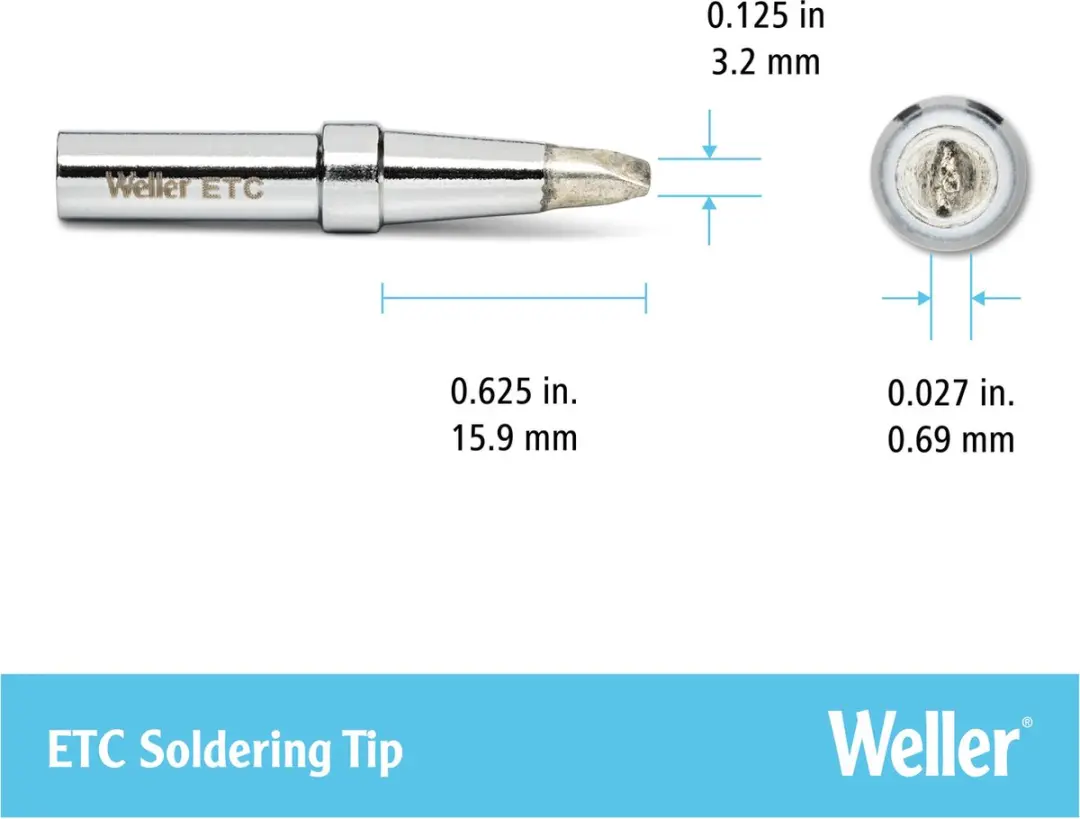 Weller ET-C 4ETC-1 Soldeerpunt - 3,2mm Beitelvorm