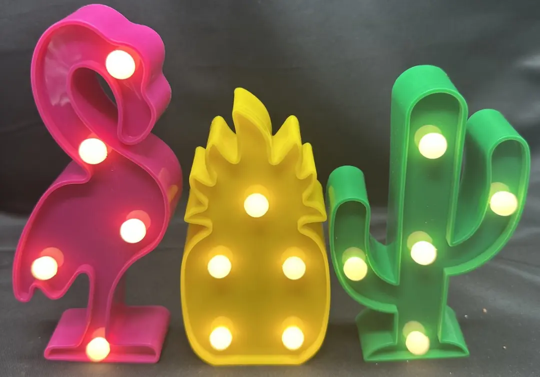 Impuls Decoratieve LED Lampjes Flamingo/Ananas & Cactus