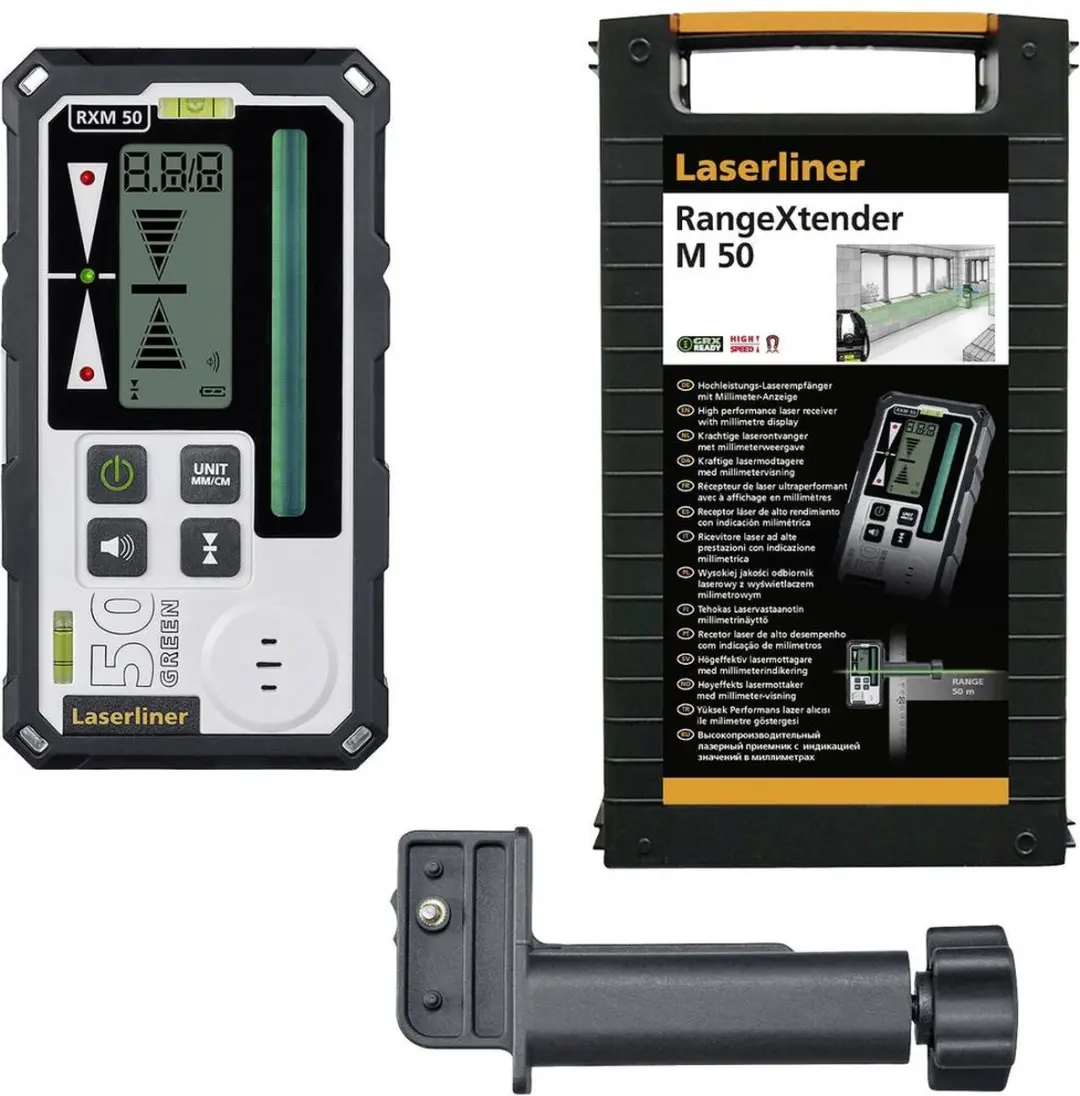 Laserliner 033.70A Laserontvanger - RangeXtender M 50 Universele houder