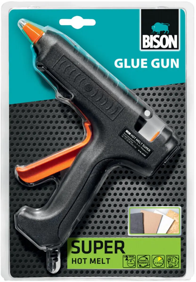 Bison Lijmpistool 70W 11mm - Zwart