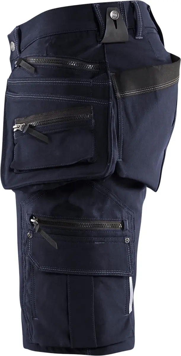 Blåkläder Short 4-weg Stretch X1900 1988 - Maat 58 - Donker marineblauw/Zwart
