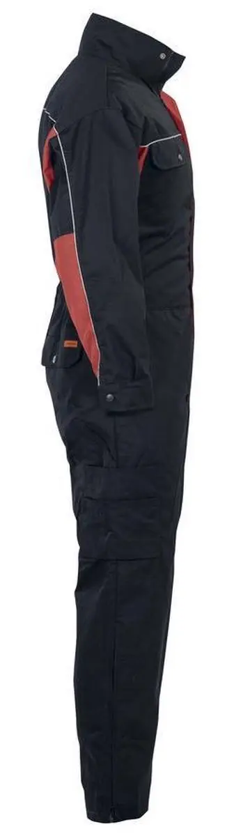 Jobman 4327 Service Overalls C60 - Zwart/Rood