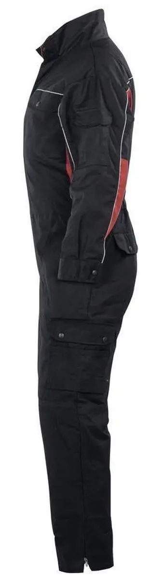 Jobman 4327 Service Overalls C60 - Zwart/Rood
