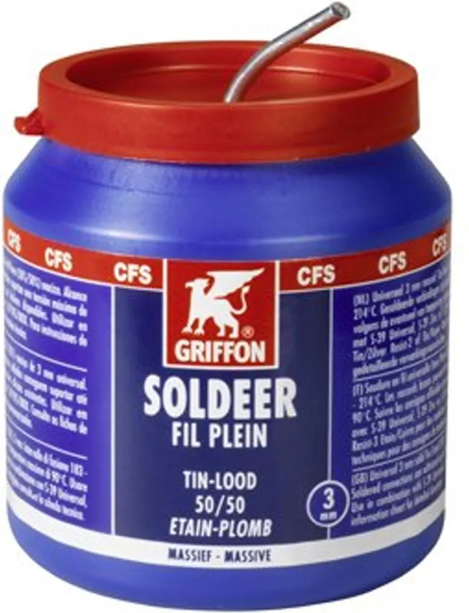 Griffon Draadsoldeer 50/50 3mm - 500g
